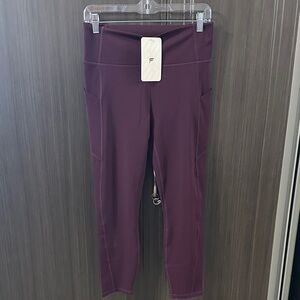 Fabletics Plum High-Waisted Leggings